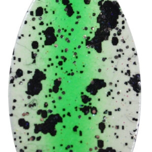 Indiana Spinner Blade-Size 5-Spackle-UV Green Glow