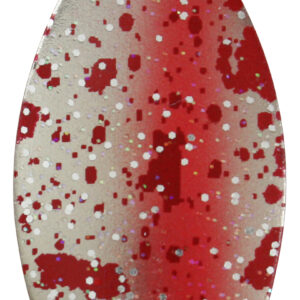Indiana Spinner Blade-Size 3-Spackle-UV Red Nickel