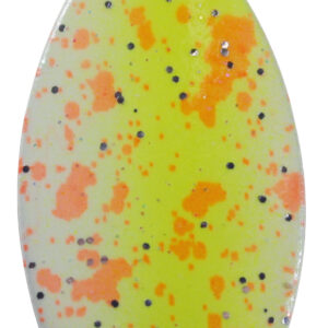 Indiana Spinner Blade-Size 4-Spackle-UV Chartreuse Glow