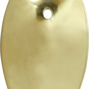 In-Line Spinner Blade-Polished Brass-Size 1