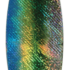 Weedless Spoon-Emerald Shiner Iridescent Foil-Size 1/2 oz
