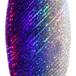 Willowleaf Spinner Blade-Size 4 1/2-Rainbow Iridescent Foilistic