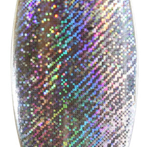 Willowleaf Spinner Blade-Size 4-Silver Iridescent Foilistic