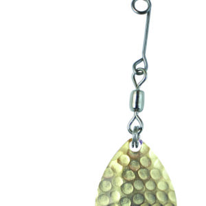Jig Spinners Hammered Brass Size 2