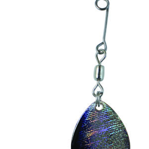 Jig Spinner-Silver Shad Iridescent Foil-Size 0