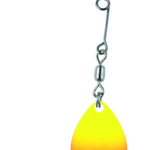 Jig Spinner-Yellow with Orange Splash-Size 2