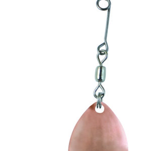 Jig Spinners Polished Copper Size 3