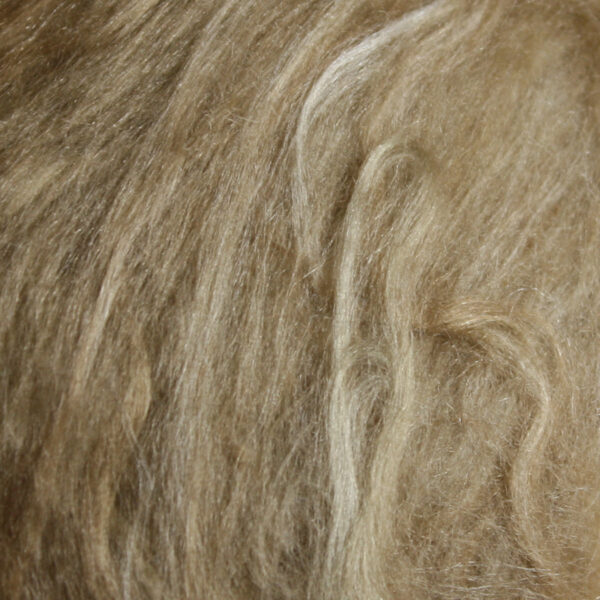 Pure Silk Dubbing - Light Brown 1 Gram