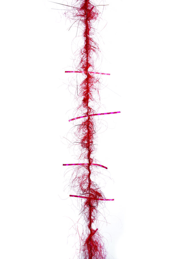 Dubbing Brushes Mohair With Legs Red