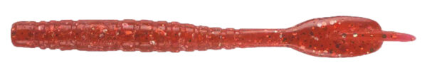Scorpion Paddle Worm Red & Gold Size 3.75"