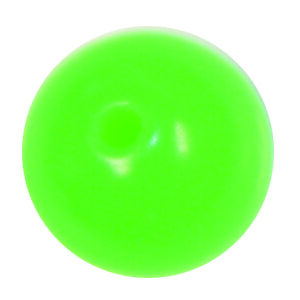 Premium Super Glow Beads-Lime Green Glow Size 8 mm