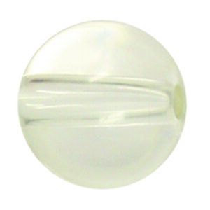 Premium Plastic Round Beads Clear Size 5
