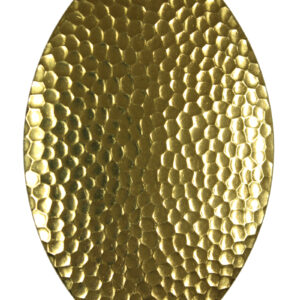 Pro Super Willow Spoon-Size 7- Polished Hammered Brass