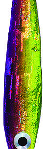 Foil Jigging Spoon, 1 oz. Purple/Chartreuse