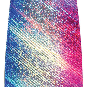 Hex Wobbler - Rainbow Iridescent Foil-1 1/4 oz