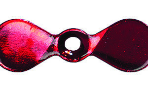 Foil Propeller Blades, Silver Foil, Red Dye, Size 1