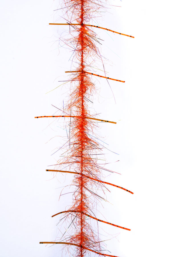 Dubbing Brushes Salmo Supreme With Legs Fiery Orange