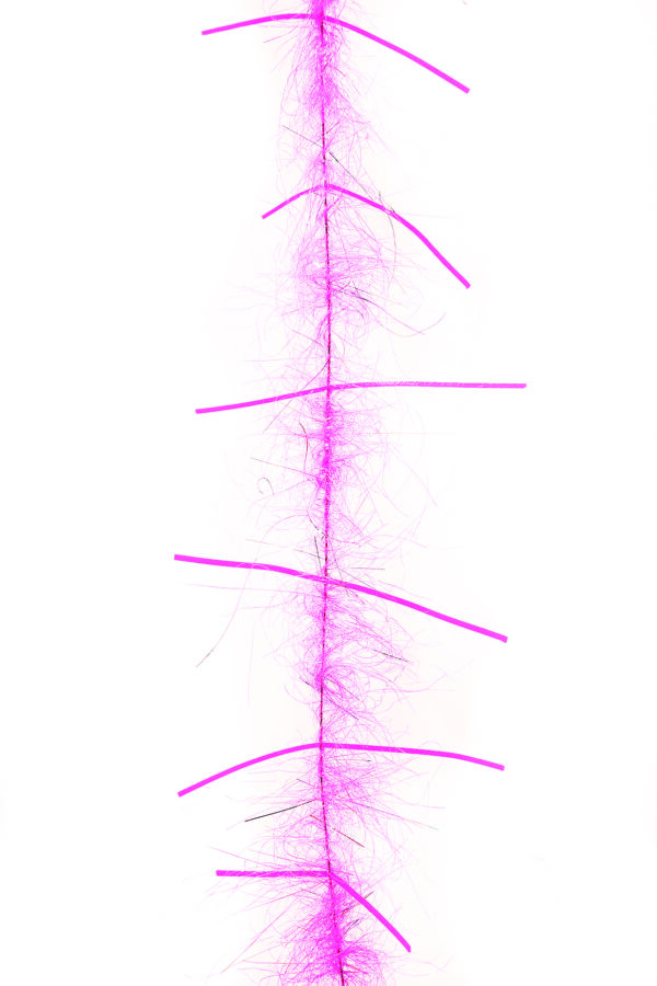Dubbing Brushes Salmo Supreme With Legs Hot Pink