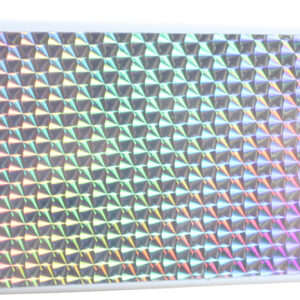 Flasher Stickers 8" Silver Scale