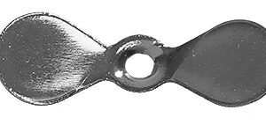 Foil Propeller Blades, Silver  Foil, Size 4