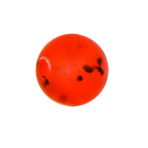 Speckled Beads Orange Size 6 mm