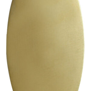 Swing Spinner Ice Blade-Polished Brass-Size 5