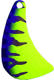 Hatchet Big Water Tiger Stripe 5 Chartreuse/Purple Purple Tiger
