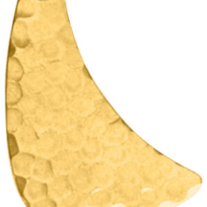 Tomahawk Spinner Blade-Hammered Gold-Size 4
