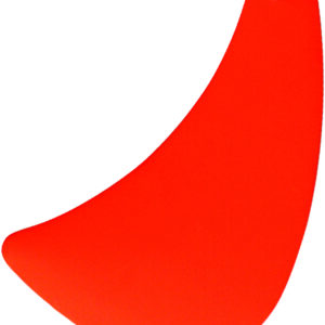 Tomahawk Spinner Blades-Orange-Size 4 1/2