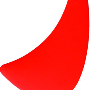 Tomahawk Spinner Blades-Red-Size 4 1/2