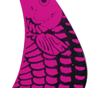 Tomahawk Spinner Blades-Pink & Black Fish Scale-Size 4
