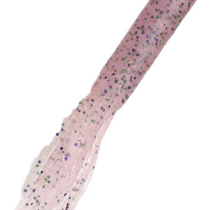 Tube Tails- Pink Green & Purple Glitter Size 4"