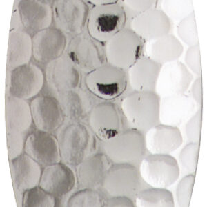 Willowleaf Pro Spinner Blade-Size 4 1/2-Hammered Silver Lacquered