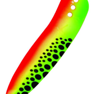 Willy Lures For Trolling / Downrigging Super Glow Firetiger Size 3