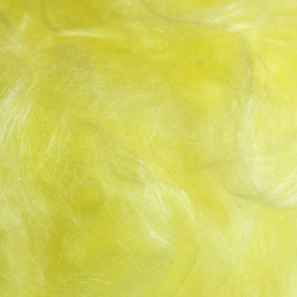 Pure Silk Dubbing - Yellow 1 Gram