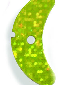 Smile Blades - Chartreuse Sparkle - Size Medium