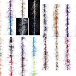 Dubbing Brushes Angel Hair 6" Pearl Blue