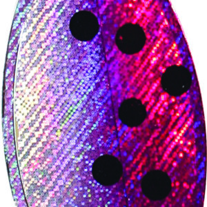 French Iridescent Foilistic Blades .018 Pink & Silver Size 5