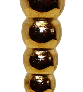 Stack Bead-Large-Metallic Brass