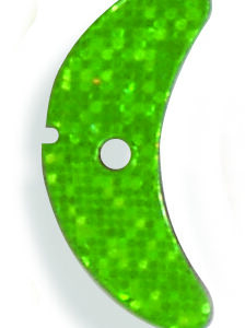 Smile Blades - Green Sparkle - Size Medium