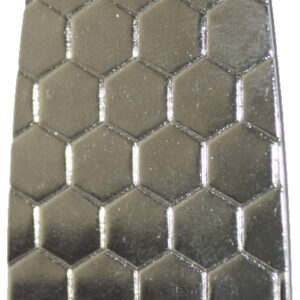 Hex Trolling Thin Spoon - Nickel Plated Brass - Size T2