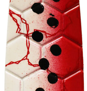 Trout Series Hex Dakota Trolling Spoon - Red / White - Size 00