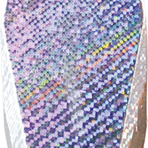 Hex Wobbler - Silver Iridescent Foil-1/4 oz