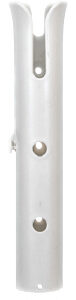 Single Rod Holder - White