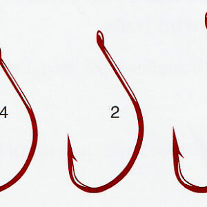 Split / Drop Shot Gamakatsu Hooks - Red - Size 1