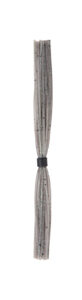 Silicone Metal Flake Rubber Skirt-Smoke Gray