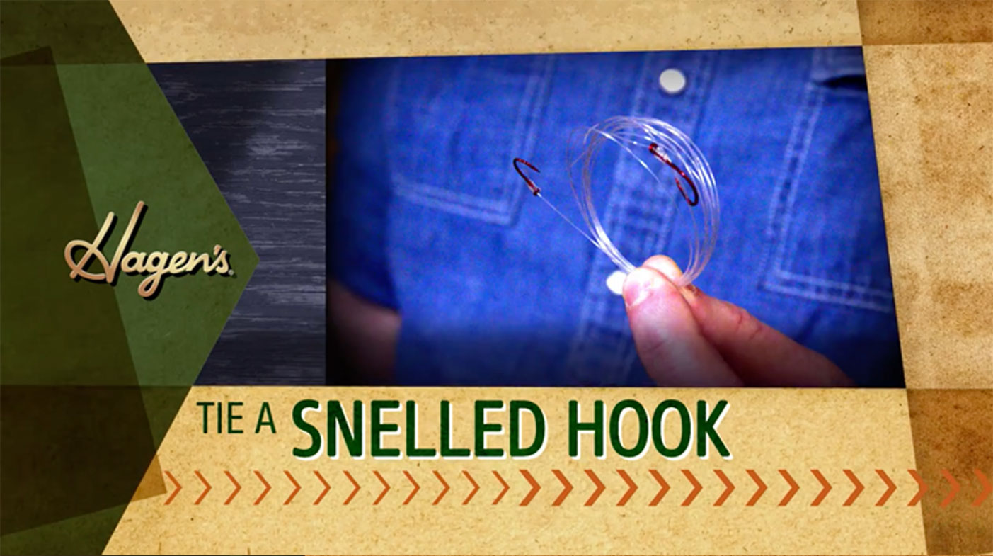Tie A Snelled Hook Hagen's Fishing Components