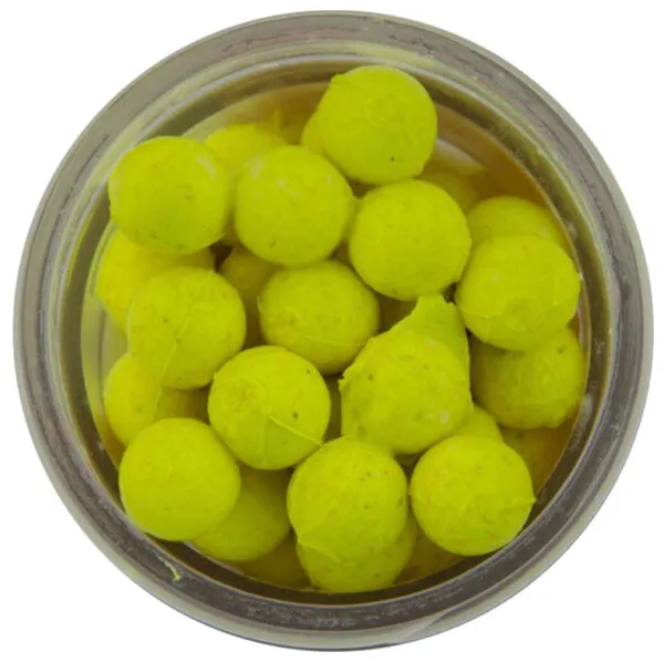 Gulp Alive Floating Salmon Eggs Fl Yellow 2 oz jar