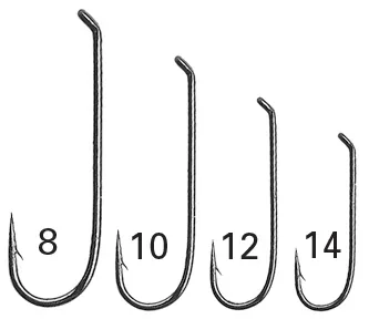 1280 2 X-Long Dry Fly Hook Size 10